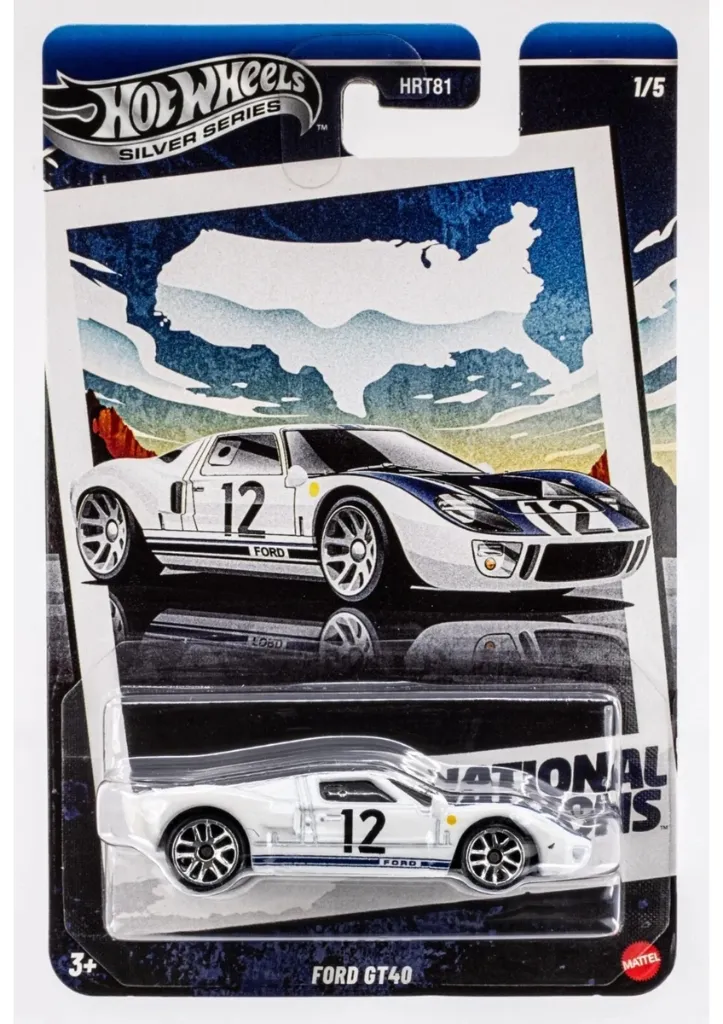 [HW-SIL-00051-U] Ford GT40 · National Icons 2025