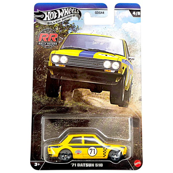 [HW-SIL-00045-U] '71 Datsun 510 · Rally Racers 2026